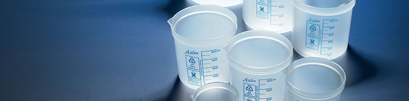 Azlon Plastic Beakers