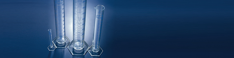 Superior PMP Measuring Cylinders - Blue Graduations