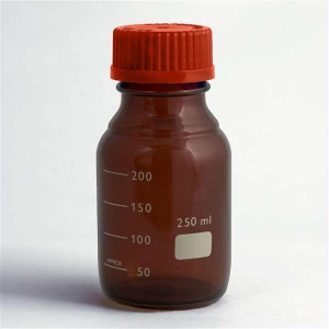 Chemical Storage Bottle - Amber - 250ml