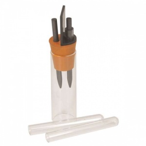 Spare glass tubes for electrolysis cells