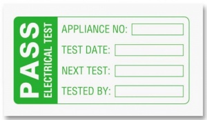 PAT Test labels - Pass