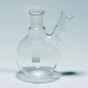 2 Neck Round Bottom Flask - 250ml -24/29 - 19/23