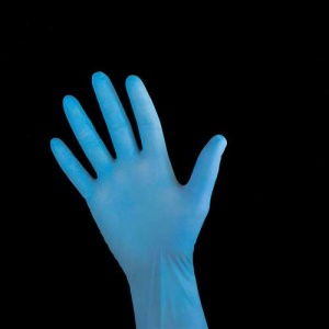 Nitrile Gauntlet Gloves - Small