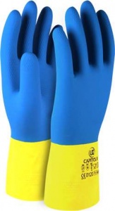Double Dipped Rubber Gloves - Medium