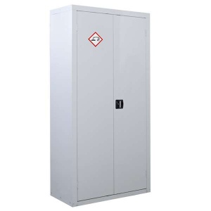 QMP 2 Door - Tall - White Storage Cupboard