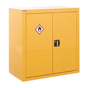 QMP 2 Door - Medium - Yellow Storage Cupboard