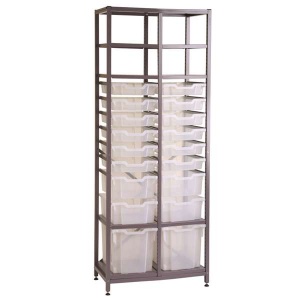 Gratnells Chemical Store Frame, Double, With Trays