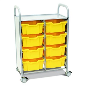 Double Trolley With 8 Deep Trays