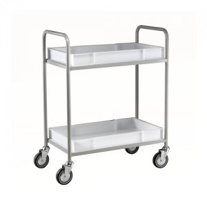 Removable Tray 2 Tier Trolley