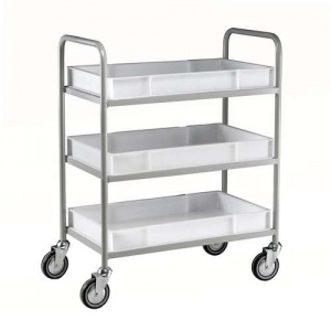 Removable Tray 3 Tier Trolley