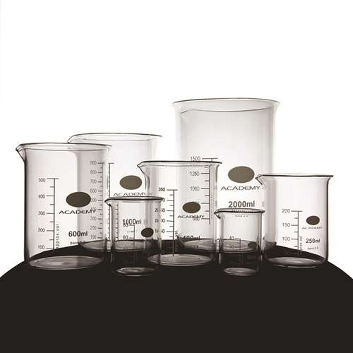 Glass Basic Beakers 250ml School Science Equipment