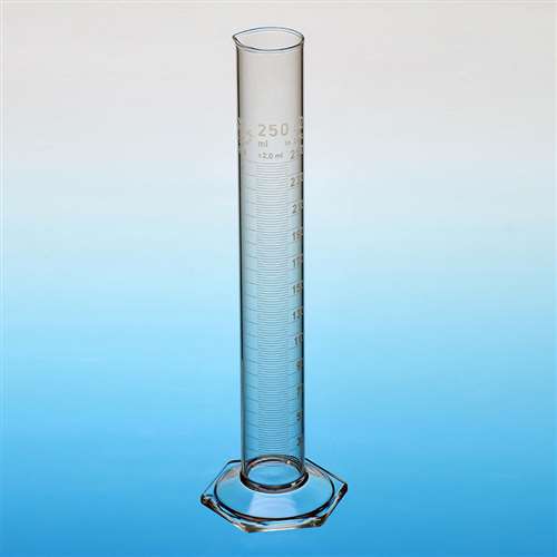 Standard Glass Measuring Cylinder 1000ml School Science Equipment