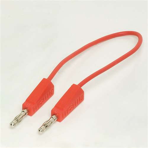 4mm Stackable Leads - 500mm - Red
