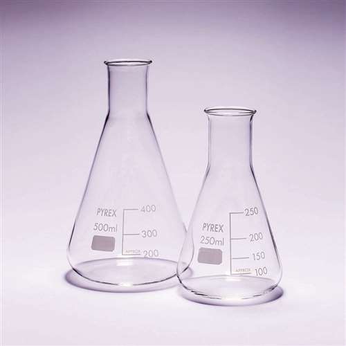 Narrow Mouth Conical Flasks - Pyrex - 25ml