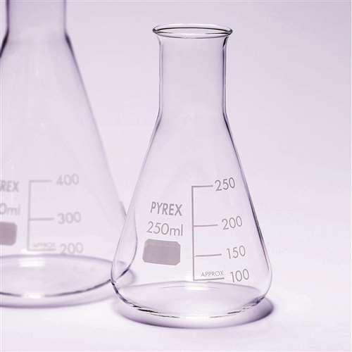 Narrow Mouth Conical Flasks - Pyrex - 250ml