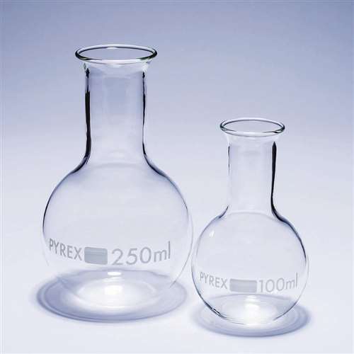 Flat Bottom Flasks - Pyrex - 500ml
