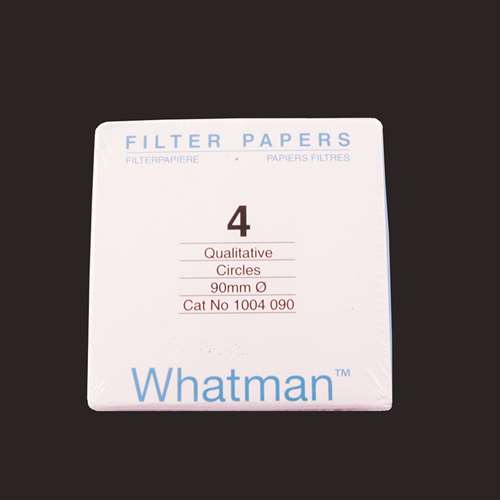 Grade No. 4 Filter Paper 110mm School Science Equipment