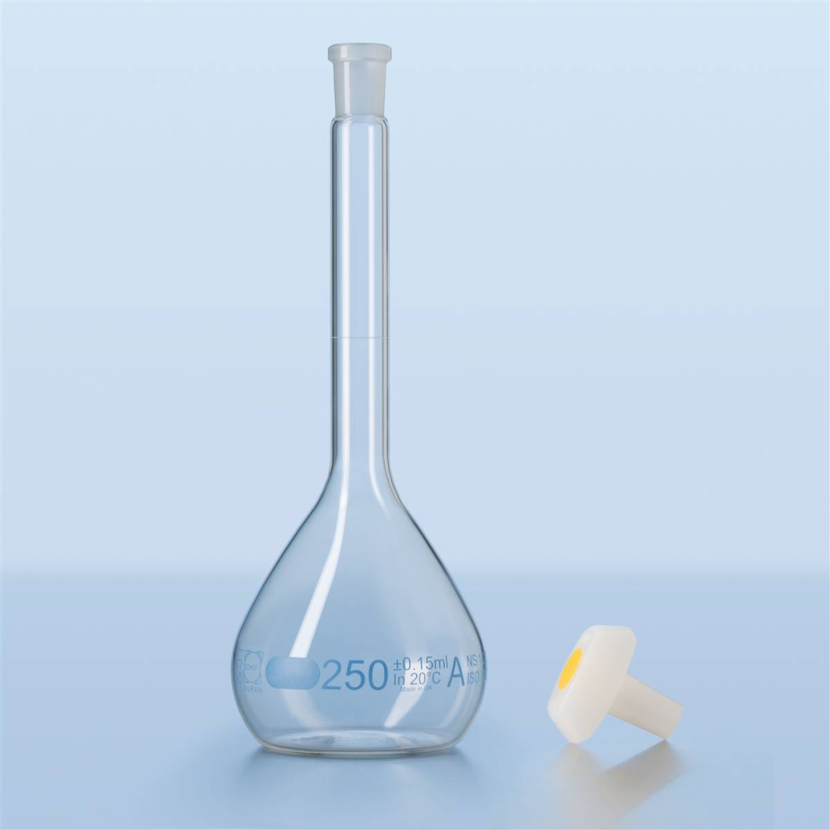 Volumetric Flask Duran 100ml School Science Equipment
