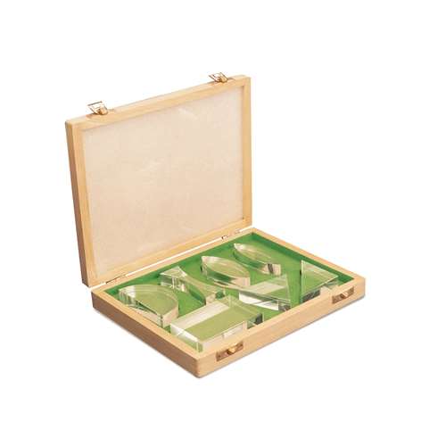 Acrylic Block Standard - Wooden box set of 7 Acrylic Blocks