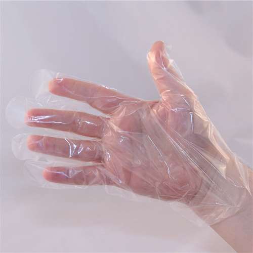 Polythene Gloves Medium School Science Equipment