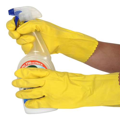 Rubber Washing Up Gloves - Small