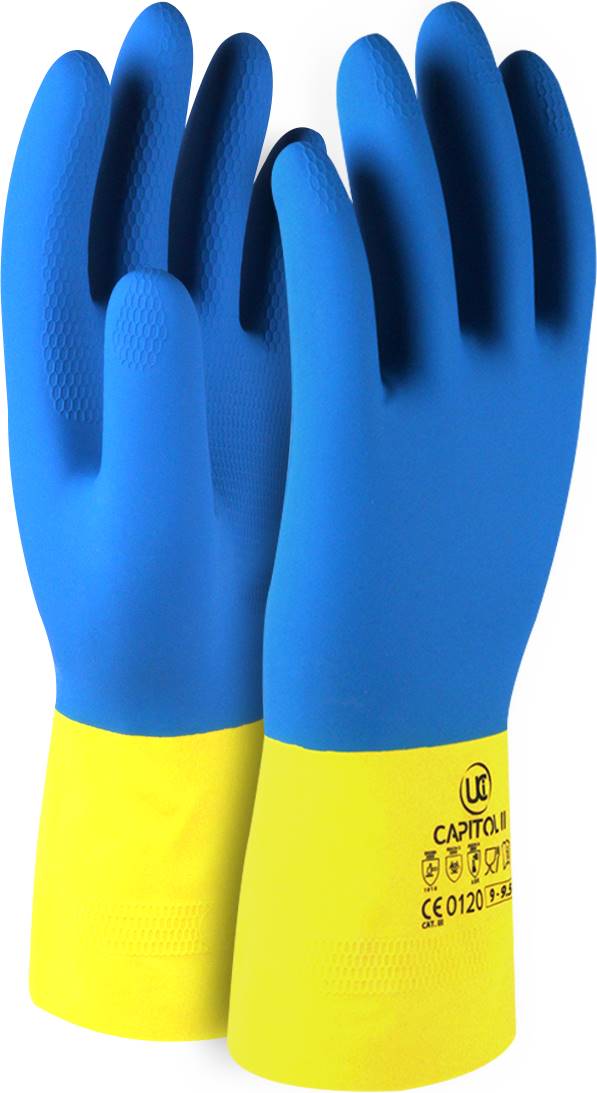 Double Dipped Rubber Gloves - Small