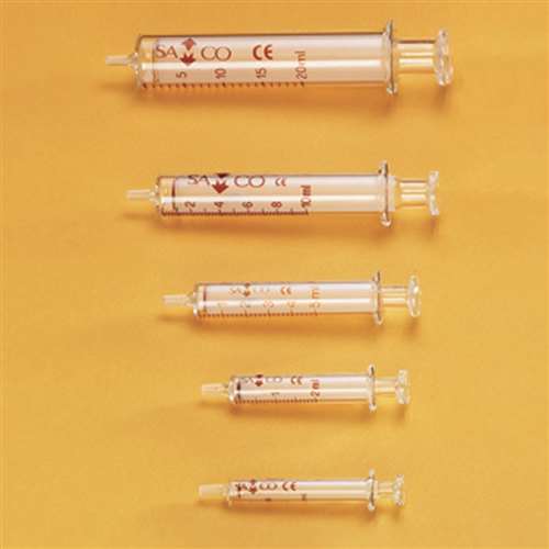 Glass Syringe Metal Tip 100ml School Science Equipment