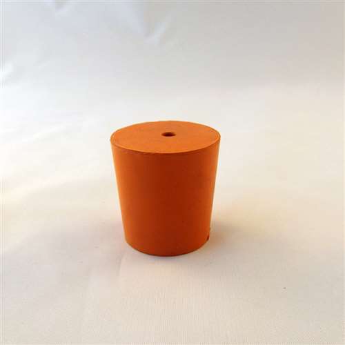 Rubber Stopper 1 Hole 15 x 18mm School Science Equipment