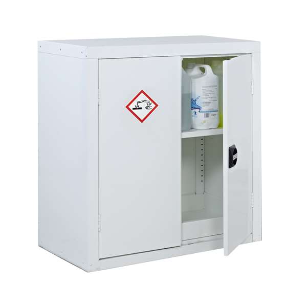 QMP 2 Door - Medium - White Storage Cupboard