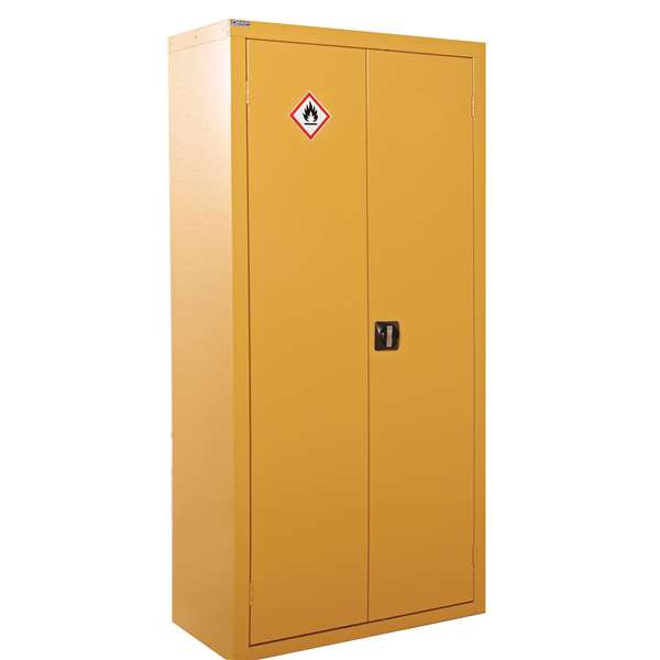 QMP 2 Door - Tall - Yellow Storage Cupboard