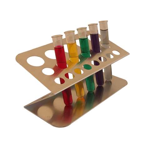 ZShape Test Tube Stand Aluminium School Science Equipment