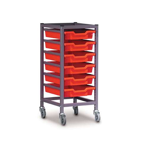 Single Column Gratnells Trolley Without Trays
